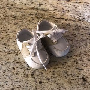 💙 Infant White/Tan Oxfords 💙